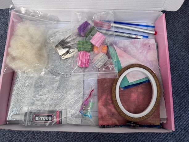 新手材料包（手染布，刺子绣线，工具）