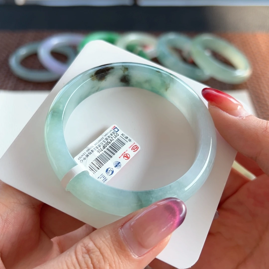 翡翠手镯未镶嵌4号 52