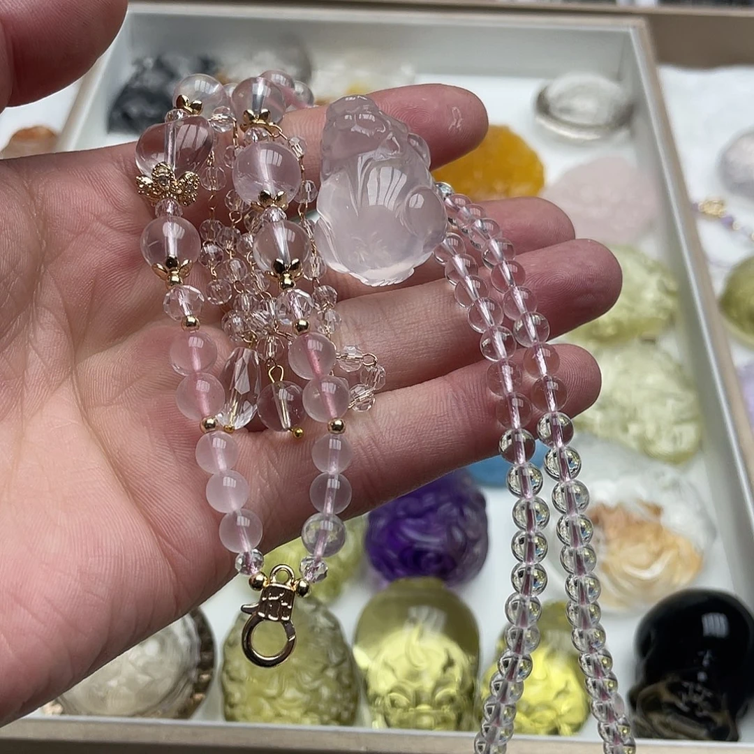 水晶未镶嵌吊坠(不含链)