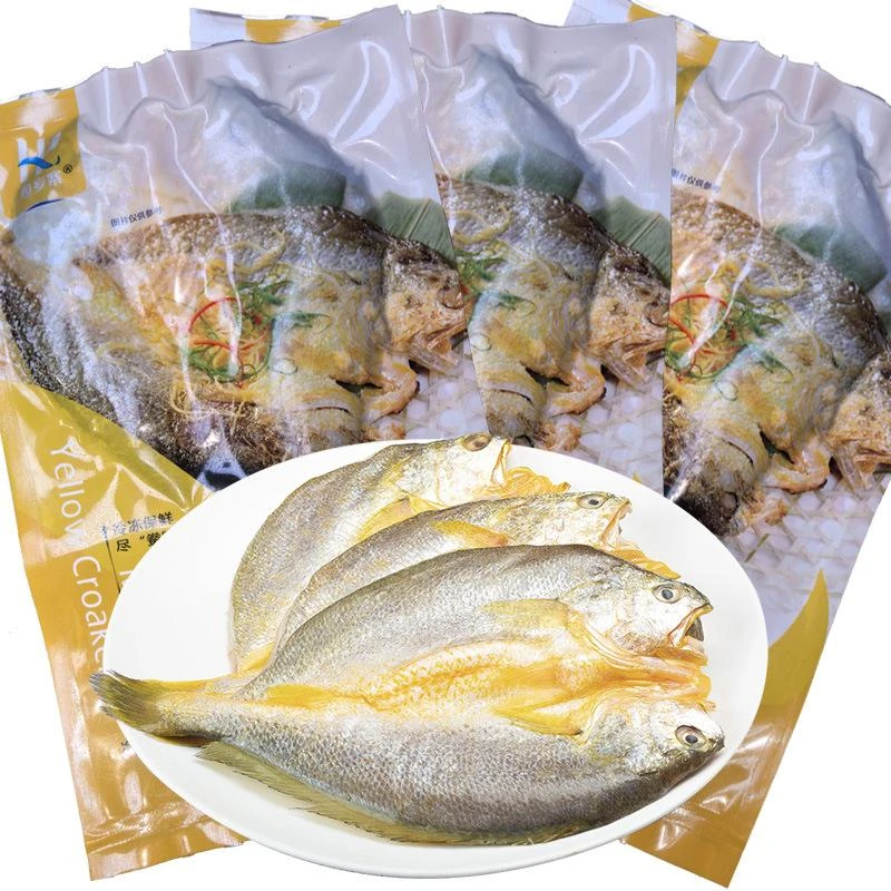 宁德原产地大黄鱼开背黄花鱼酒糟大黄鱼新鲜冷冻水产福建大黄鱼干