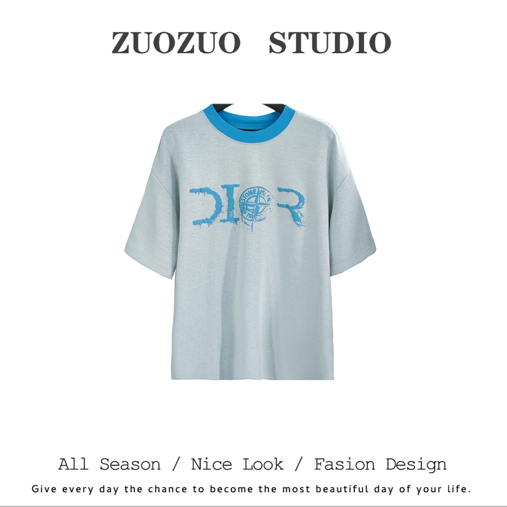 【ZUOZUO】迪老板家纯棉舒适短袖T恤9983