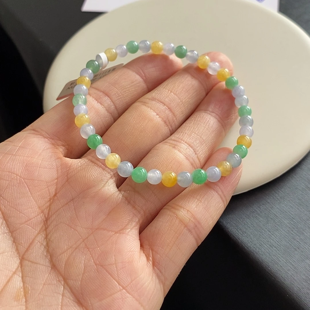 翡翠未镶嵌手链卡4