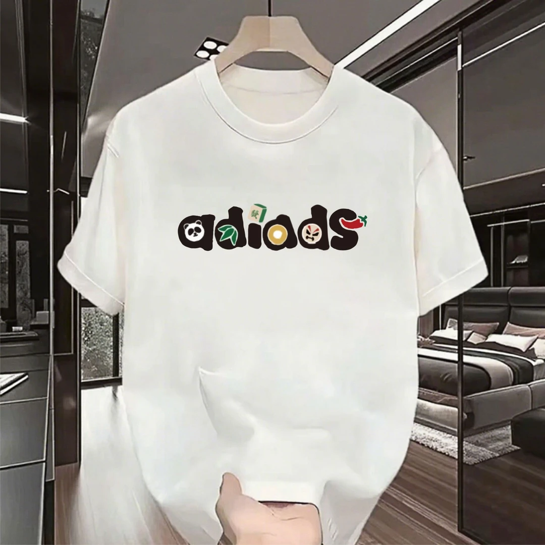 A9【一折粉丝福利】潮牌男女同款短袖T恤圆领