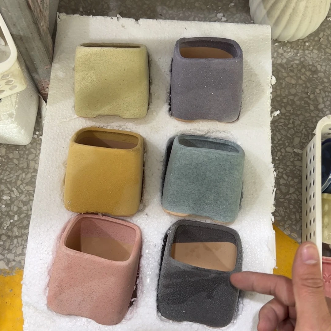 陶瓷陶瓷多肉花盆@@4