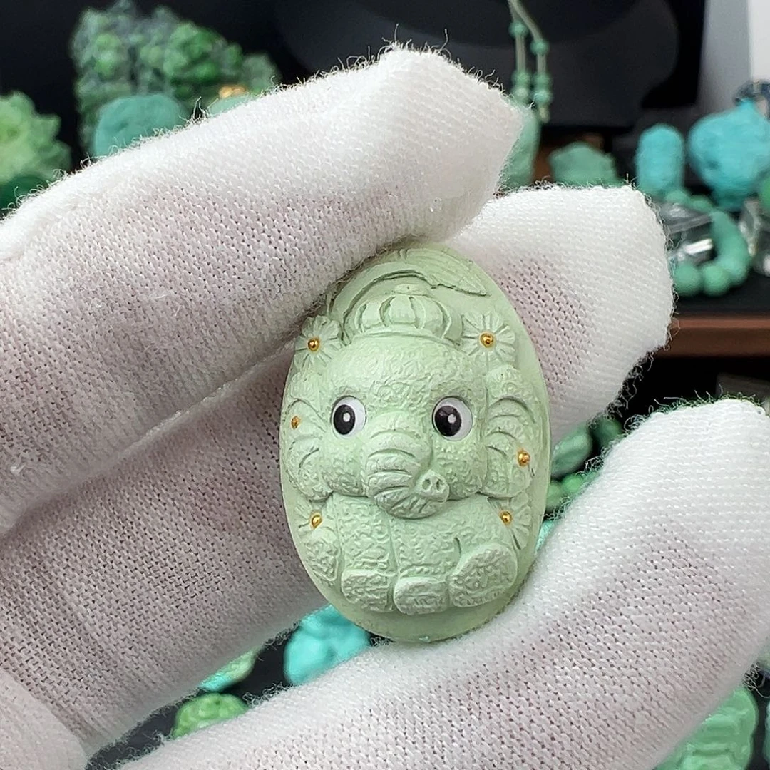 绿松石未镶嵌绿松石主播璐璐