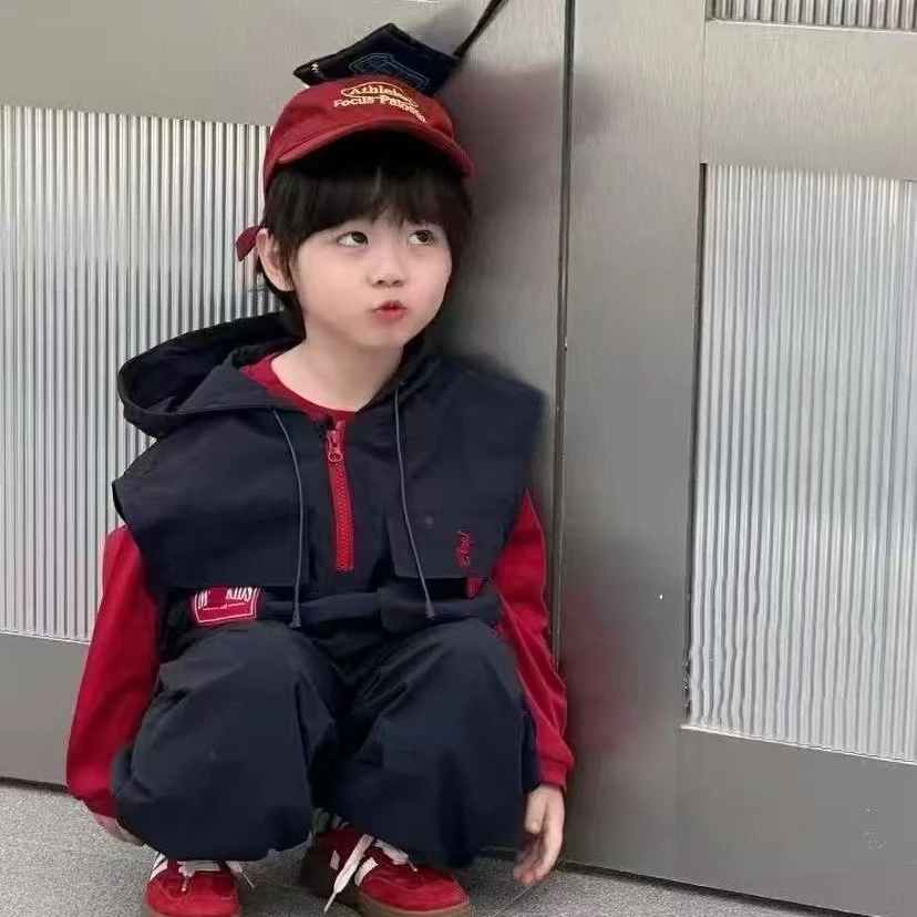 LBN儿童时尚T恤短裤套装