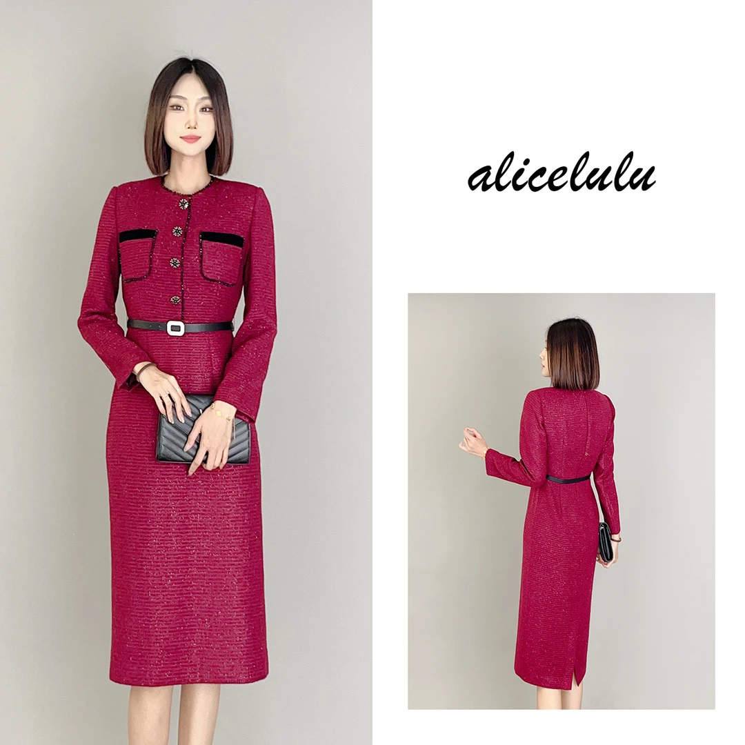 5 alicelulu“微醺庆典”连衣裙璀璨闪耀名媛香风S1034480Q