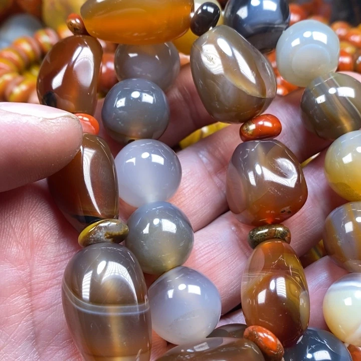 未镶嵌手链玛瑙/玉髓安*