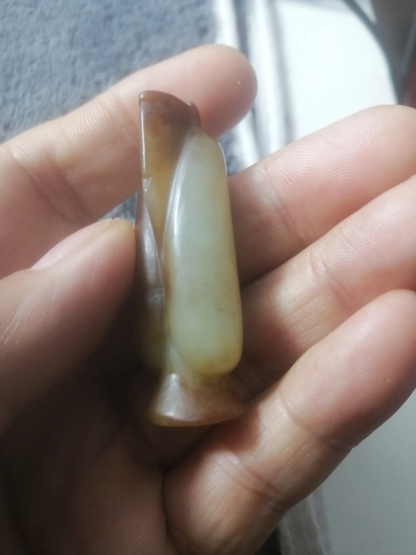 瓷片瓷片瓷器翁仲挂件（长50/宽16.8厚15）