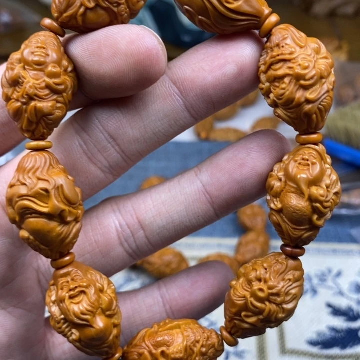 橄榄核手串/手链橄榄核雕工艺手串