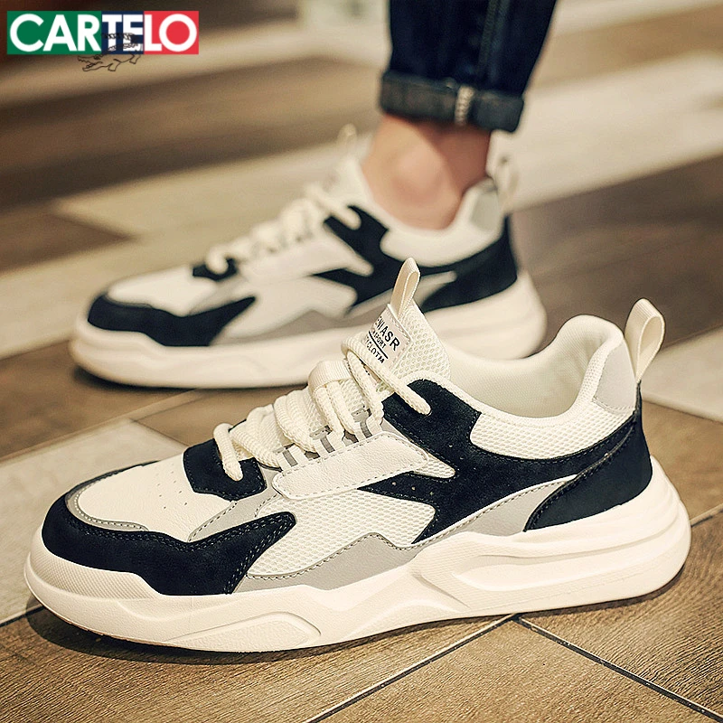 卡帝乐鳄鱼男鞋网面鞋秋季透气2025高级感休闲鞋子男士运动鞋板鞋