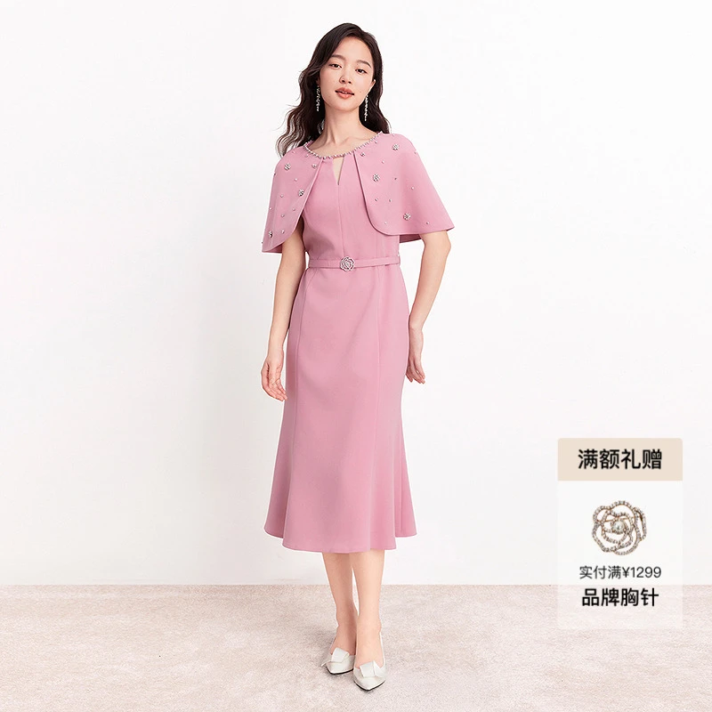 【醋酸】Koradior珂莱蒂尔商场同款夏季气质优雅轻礼服连衣裙女