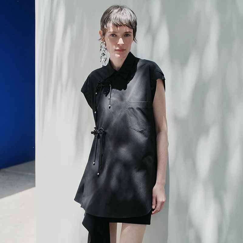 【商场同款】JNBY/江南布衣25夏新品衬衫直筒宽松棉质5P5215020