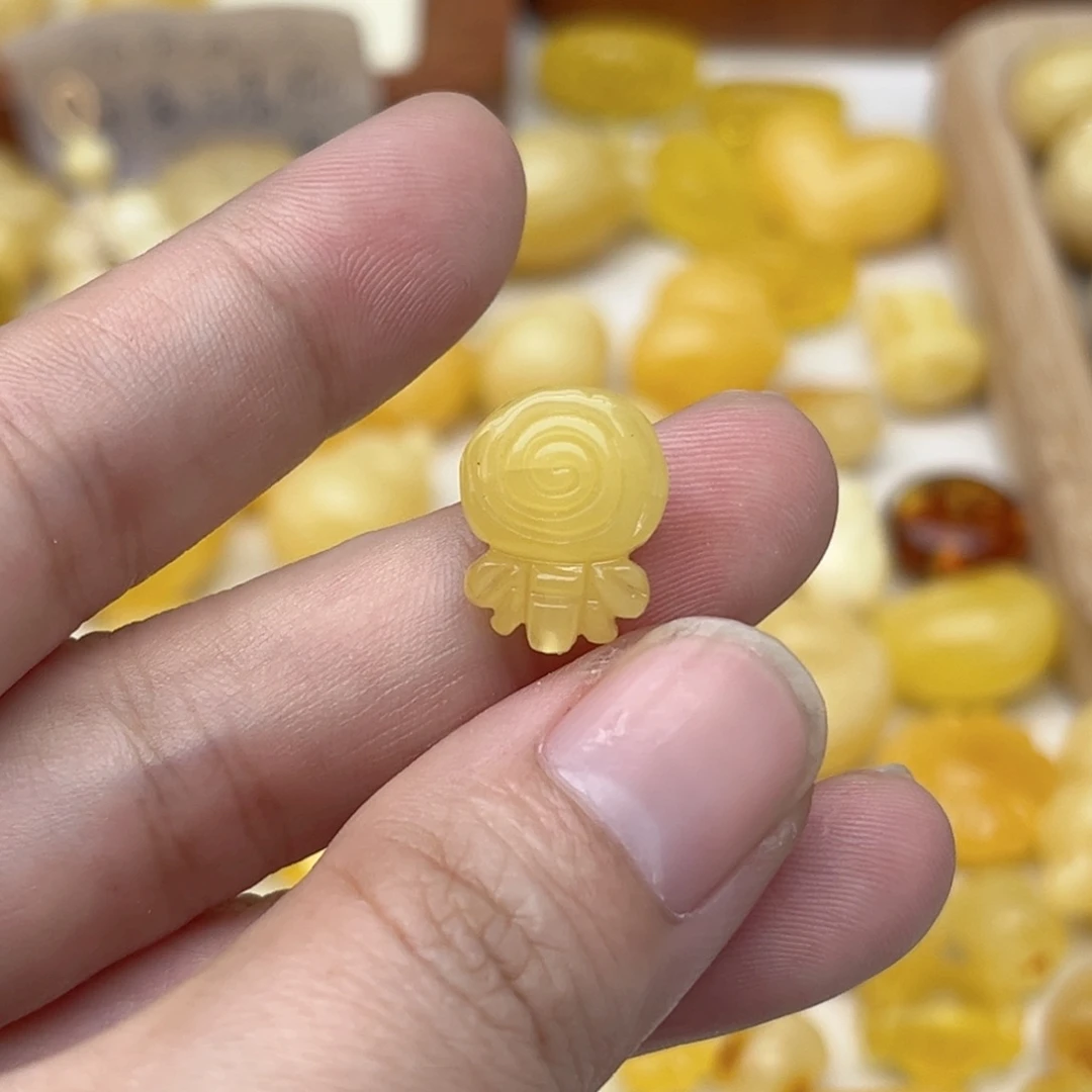 裸石蜜蜡未镶嵌天然