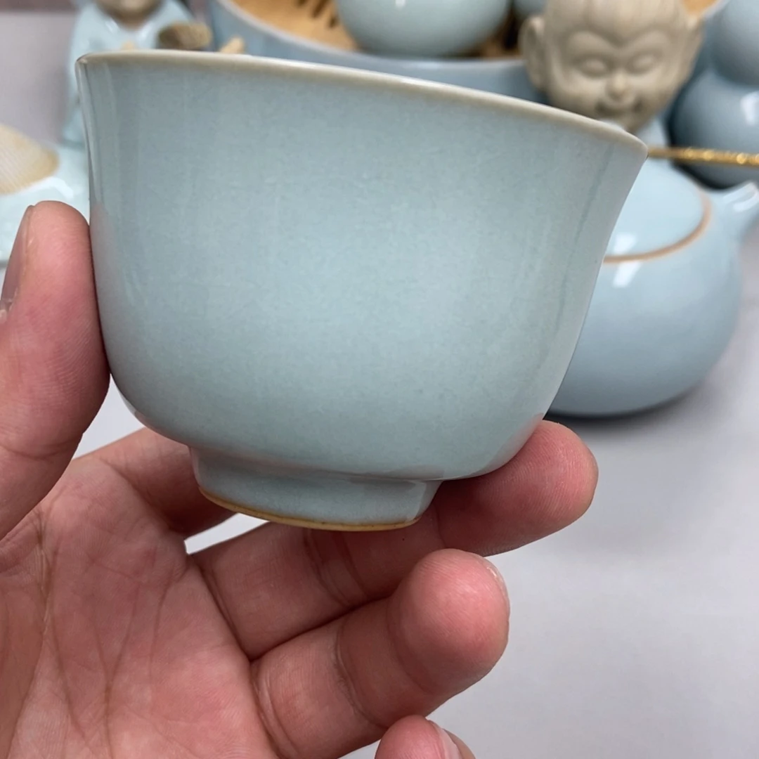瓷陈***n天青色赵琳老师铃铛杯