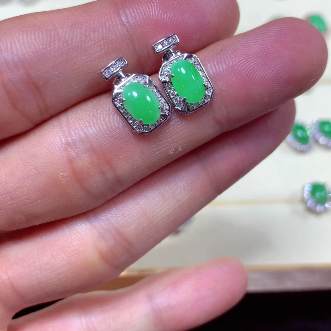 【闪购商品】翡翠戒指未镶嵌翡翠耳钉