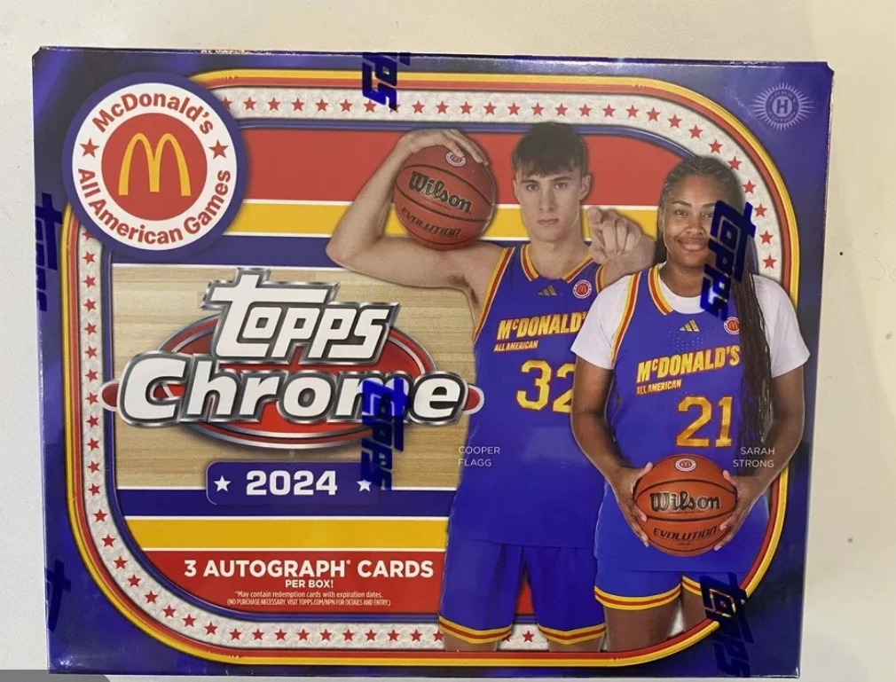 2024 Topps McDonalds All American 篮球 卡盒【默认代拆】