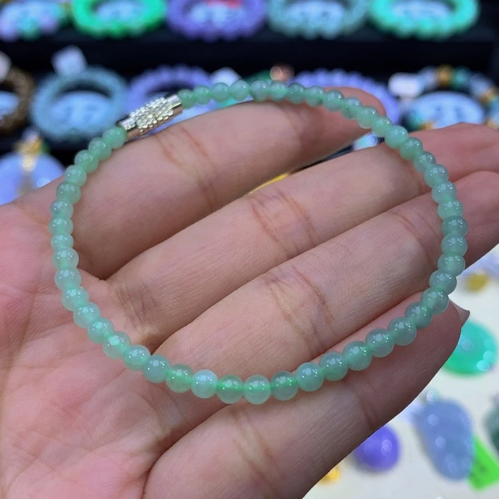 未镶嵌手链翡翠翡翠