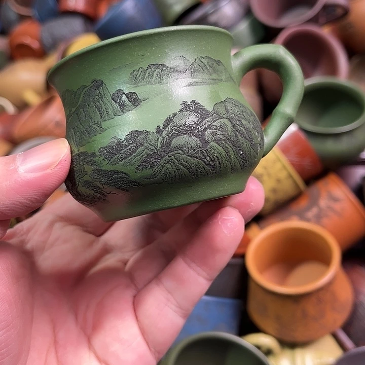 紫砂茶杯全手工紫砂主人杯