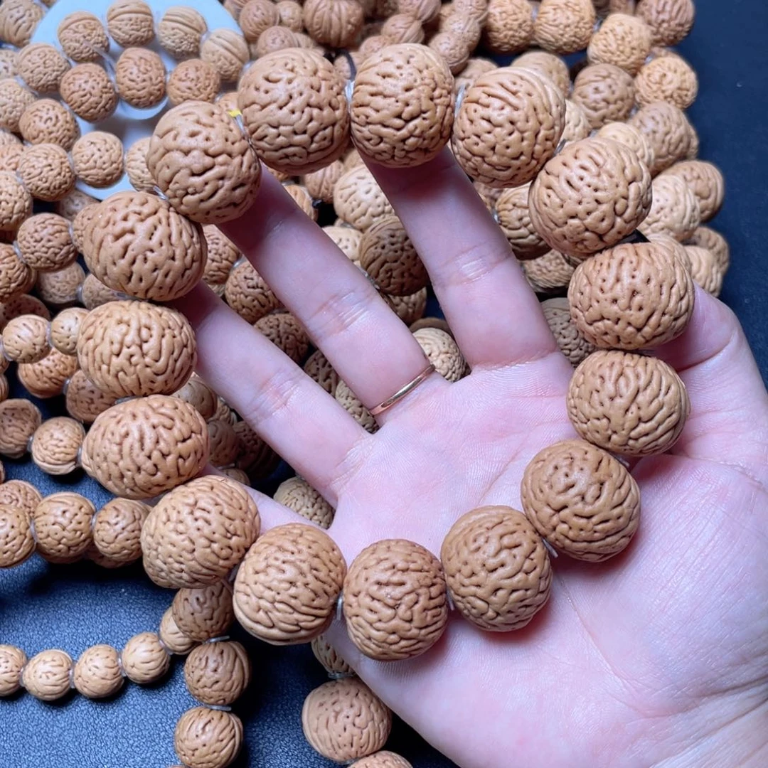 手串桃核白月光手串23.6