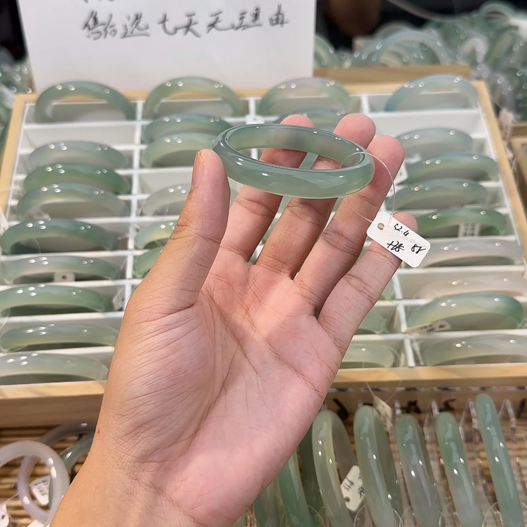 手镯玛瑙/玉髓未镶嵌圈口52.4