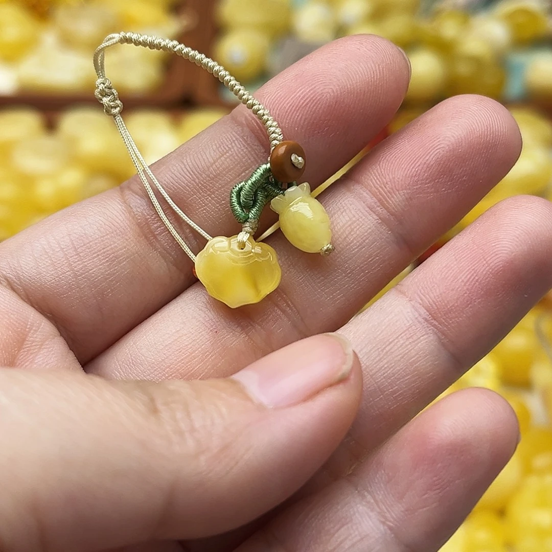 蜜蜡未镶嵌裸石天然