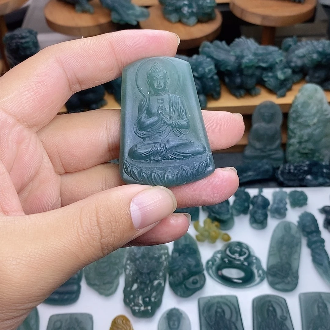定制翡翠未镶嵌阿米