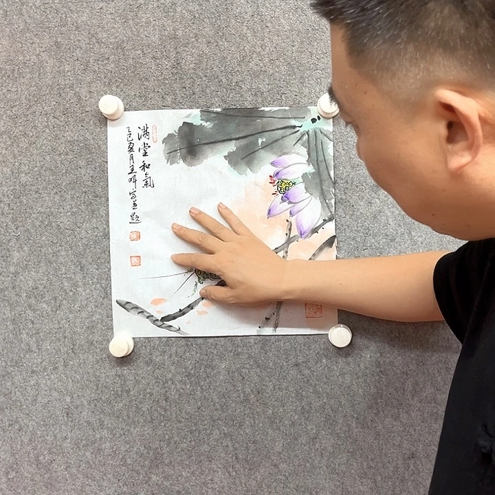 国画蝈蝈作品绘画