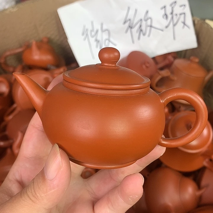 原矿朱泥茶具茶壶家用130