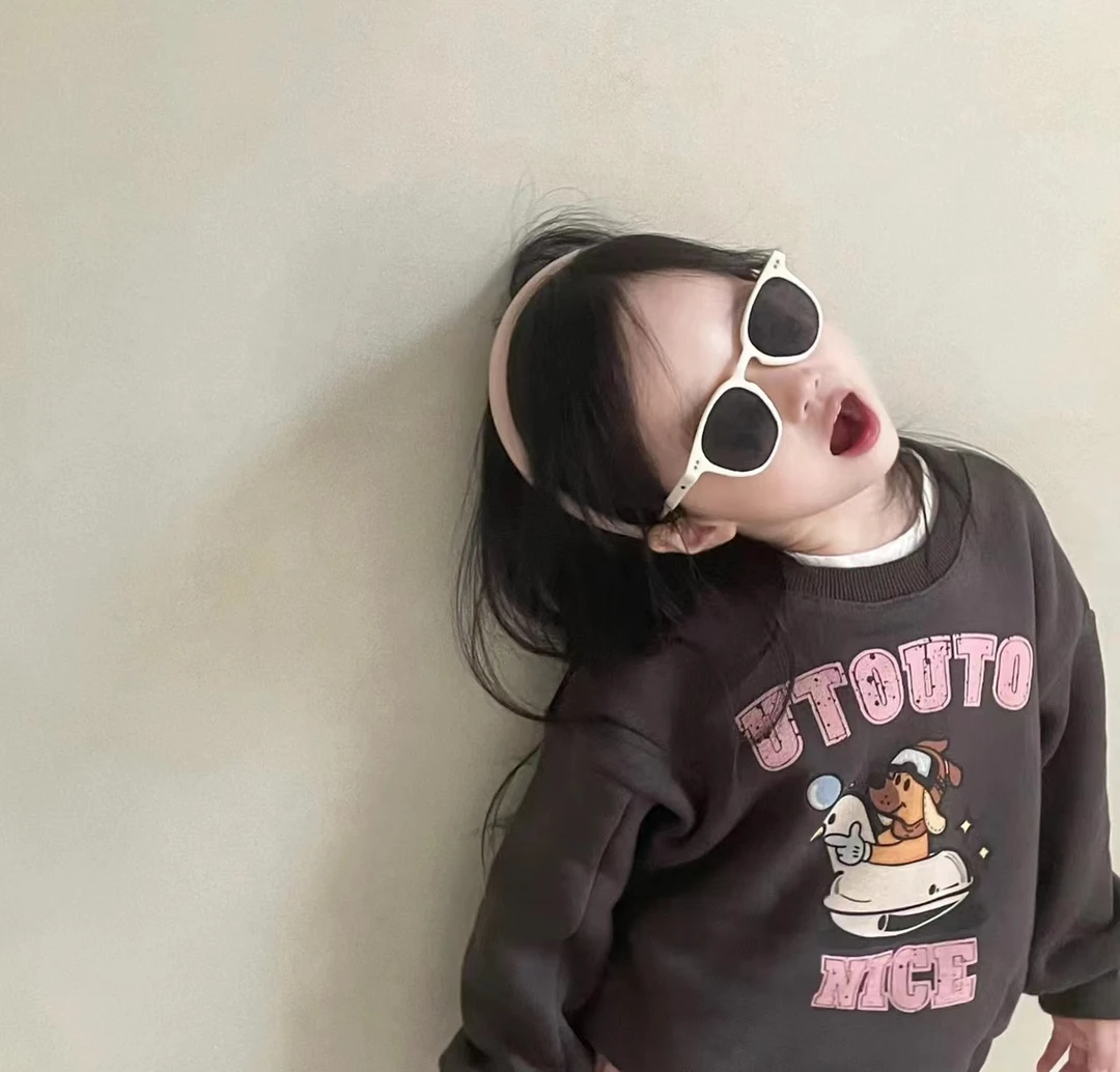 【D401-490】2025新款冬季女童打底裤牛仔裤