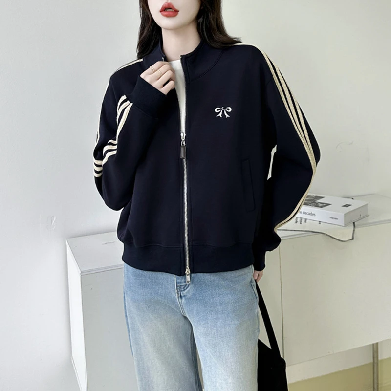 短款棒球服外套女2025春秋新款小个子爆款休闲百搭开衫上衣潮