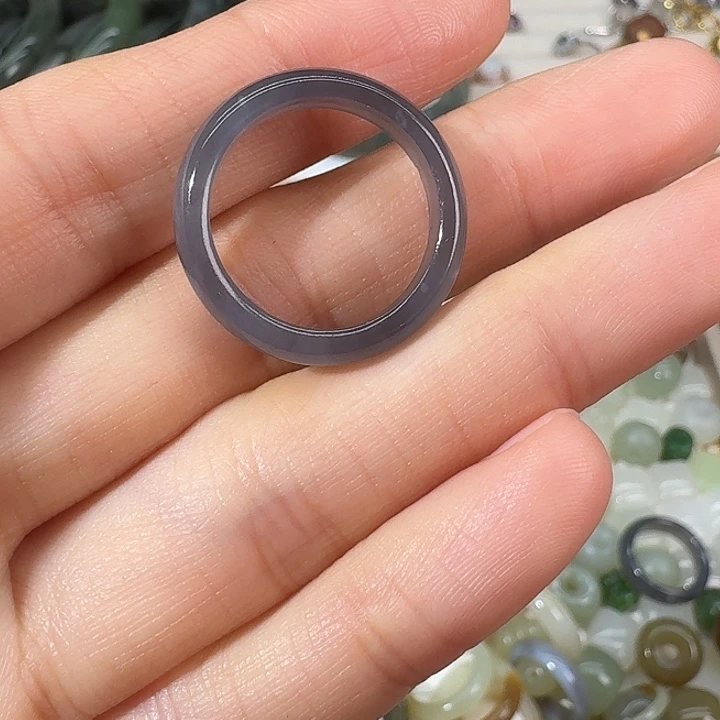 和田玉未镶嵌戒指18.1内径