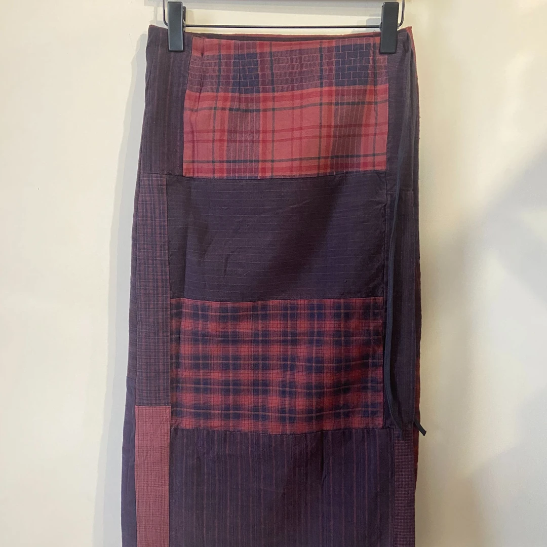 桑在云间  百衲双层土布裹裙