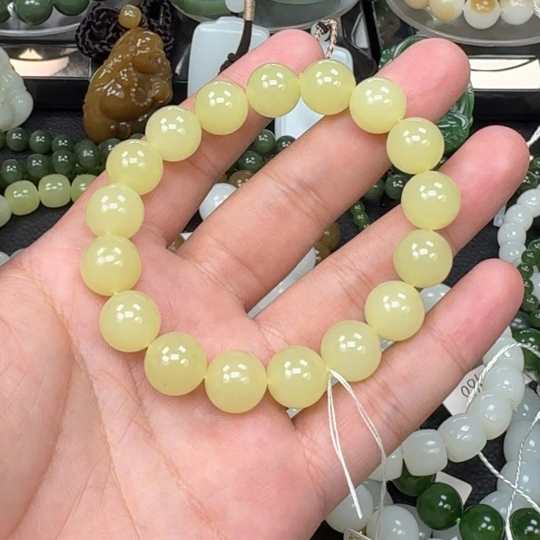 四***草和田玉未镶嵌手链