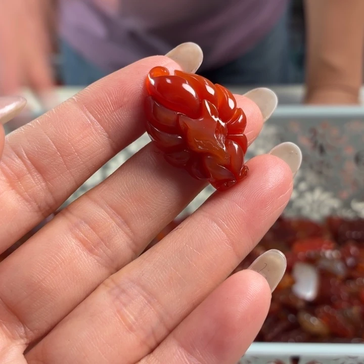 玛瑙/玉髓吊坠(不含链)未镶嵌