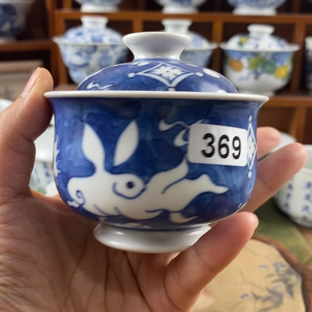 大***声瓷片景德镇陶瓷手绘茶器369