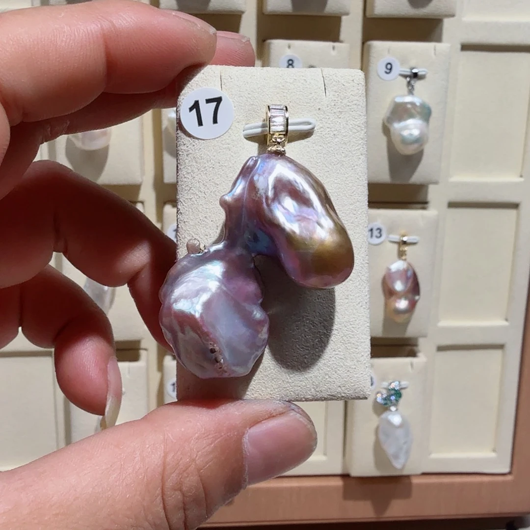 淡水珍珠未镶嵌吊坠(不含链)