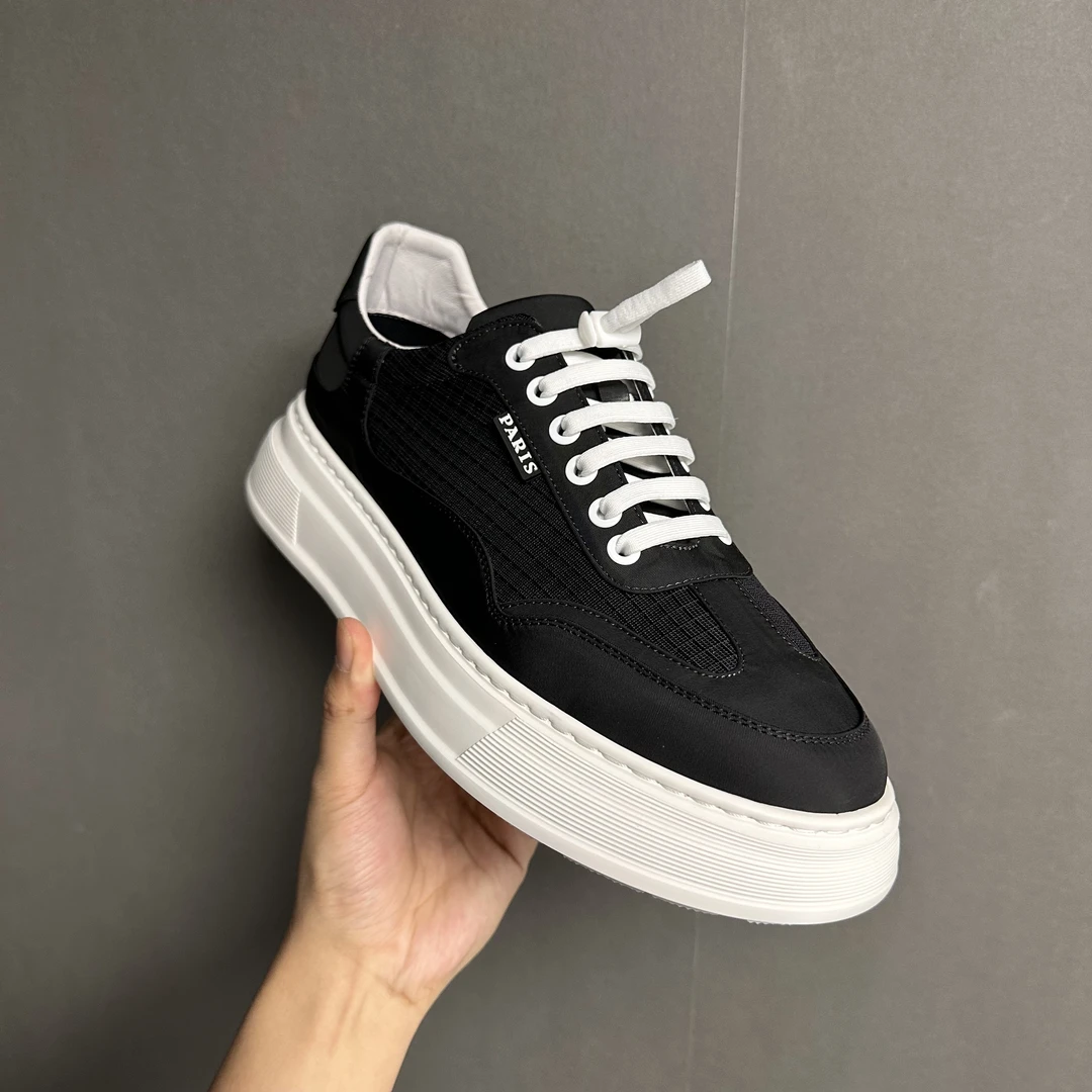 态度｜3032 春夏男士拼接科技布 超轻舒适百搭休闲板鞋