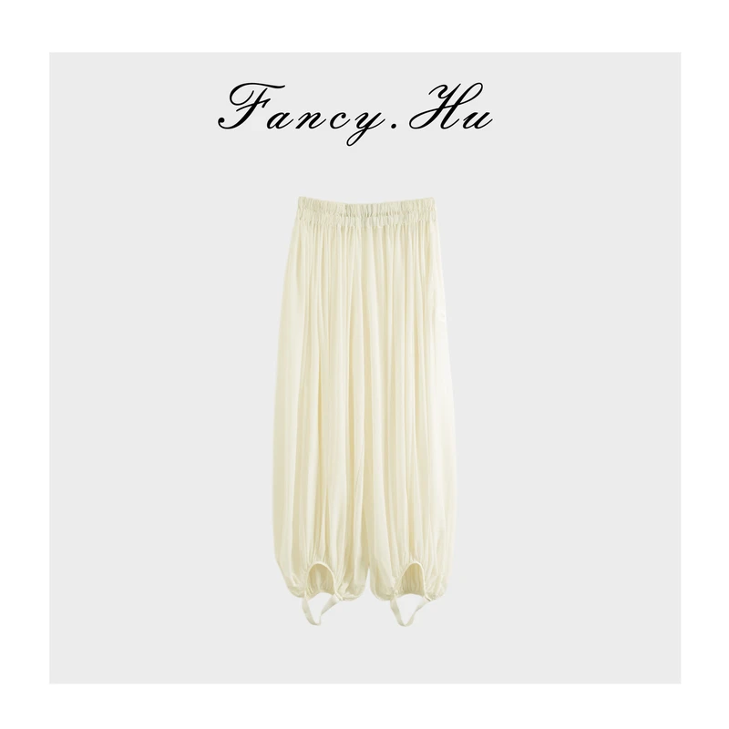 【Fancy.Hu】神灯裤 时尚百搭宽松束脚九分休闲裤FG2602126