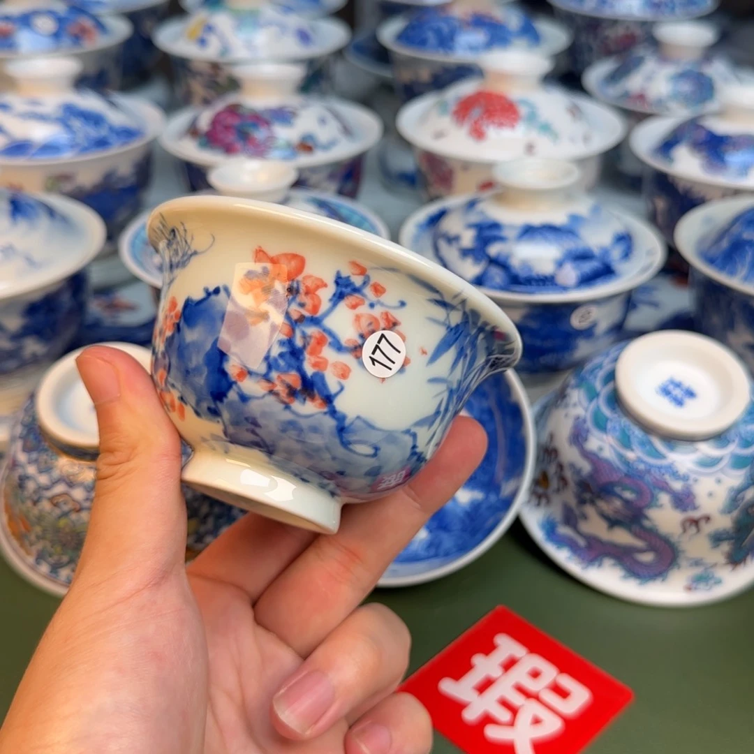 彦祖纯手工手绘茶具177