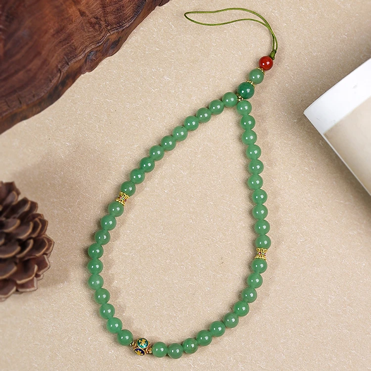 东陵玉手机链（宝陀明月）东陵玉手机链