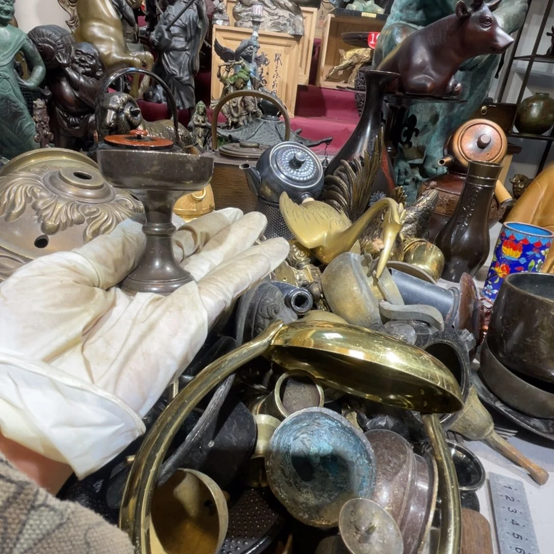 大阪回流铜器摆件34