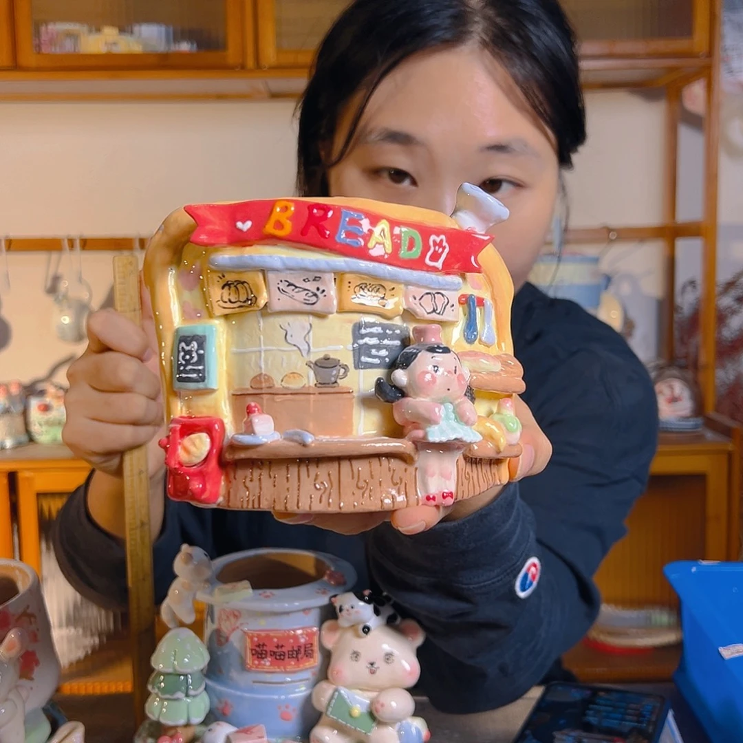 老梧家的手工多肉花盆