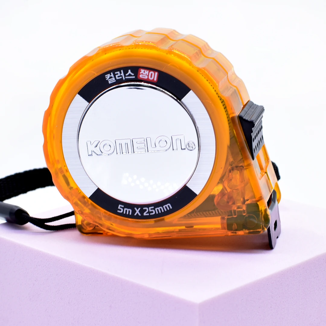 KOMELON科美龙【色彩师】进口5米钢卷尺加厚耐磨高精度测量尺子木工