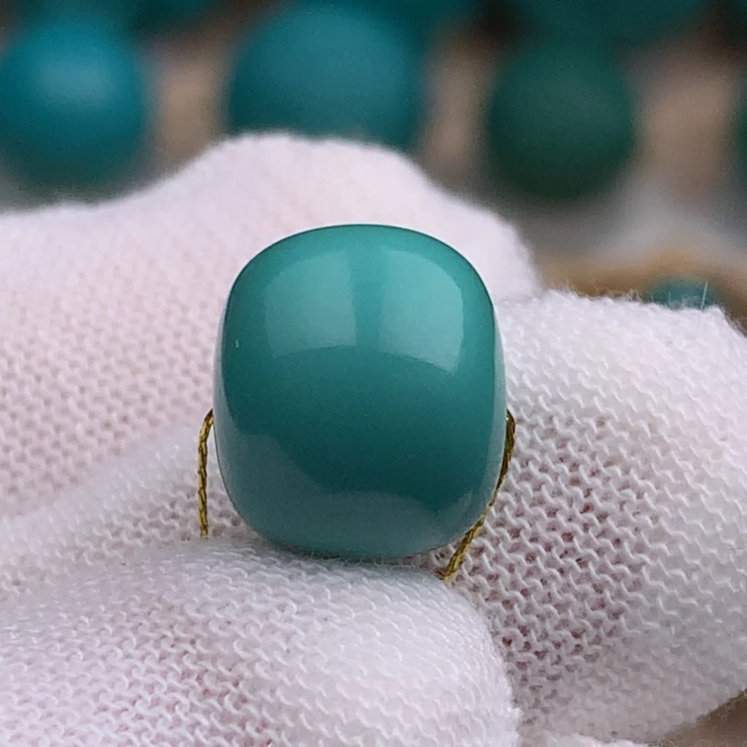 未镶嵌绿松石珠宝奇石12mm