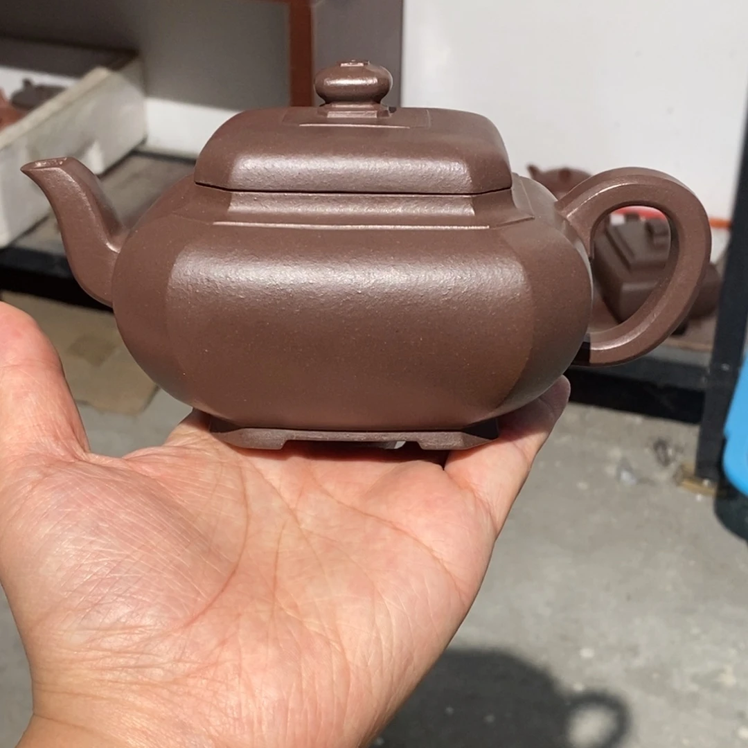 茶壶紫砂紫砂壶。紫砂壶。