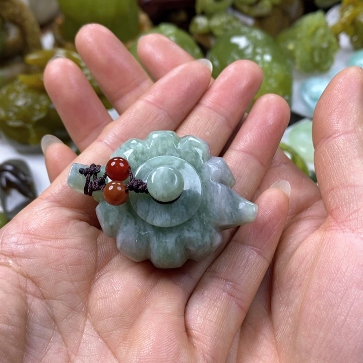 蛇纹石玉手把未镶嵌