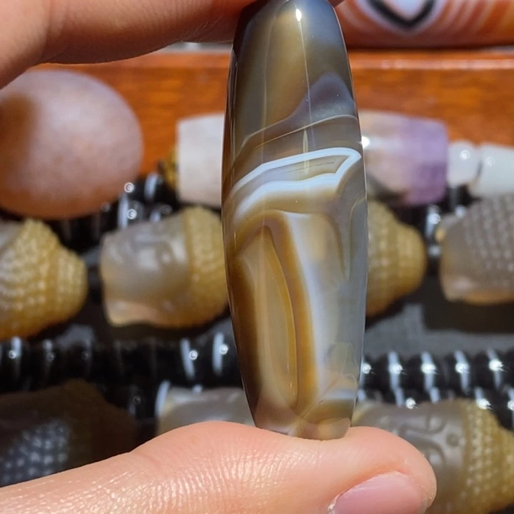 玛瑙/玉髓未镶嵌项链