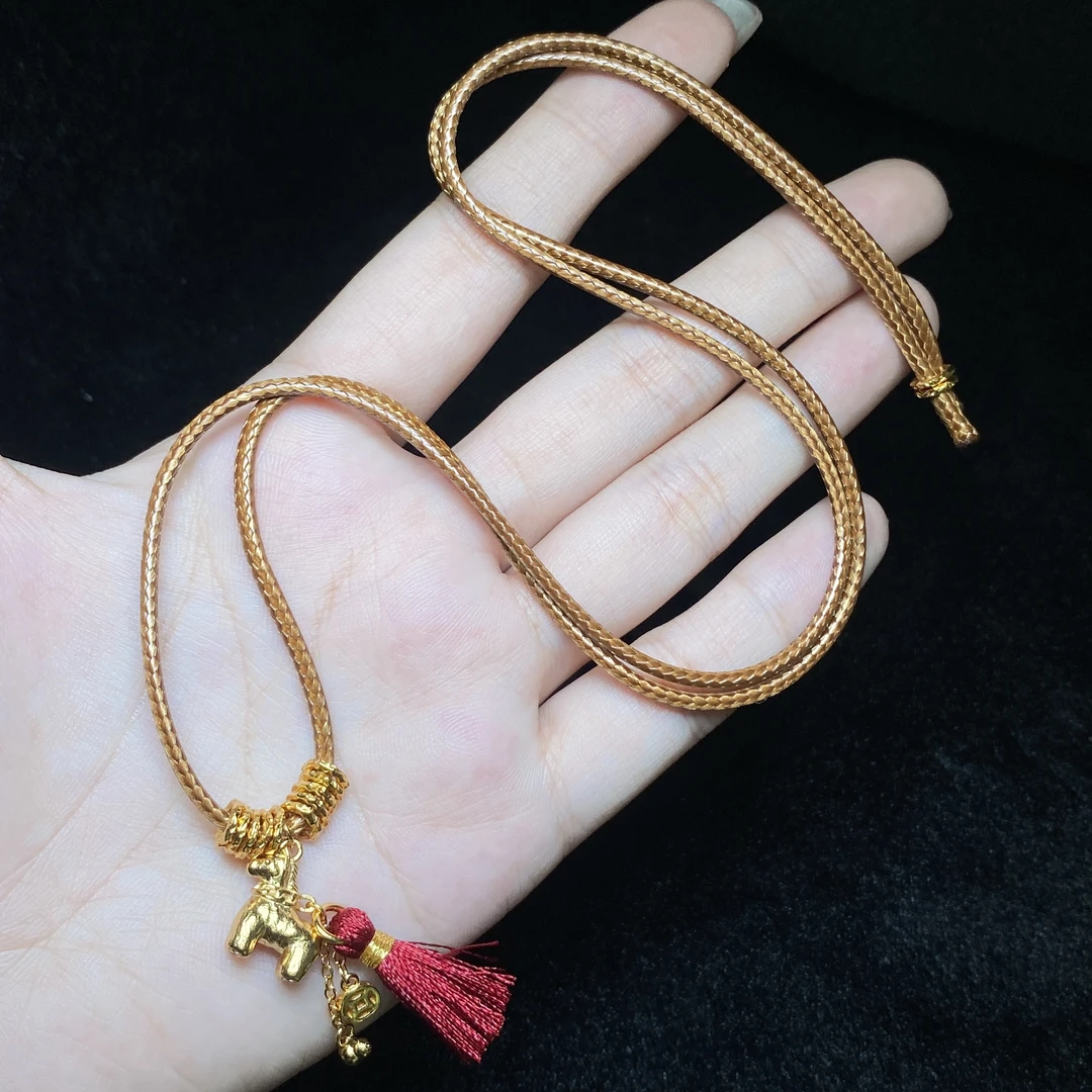 足银银制品 【小北严选】足银小马套绳 -DH34X542