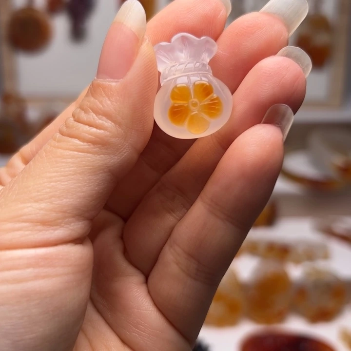 玛瑙/玉髓合金吊坠